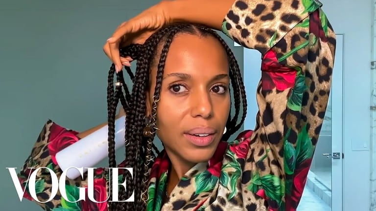 Kerry Washington's Guide to Foolproof Eyeliner and a Bold Red Lip | Beauty Secrets | Vogue