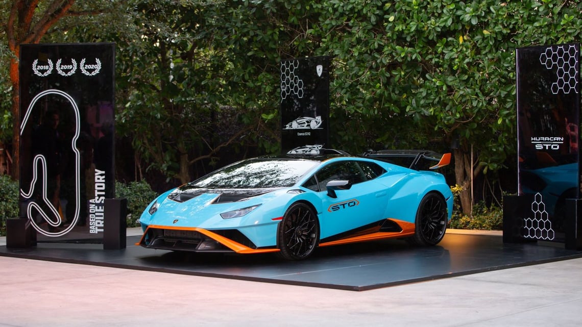 Lamborghini Showcases the Huracán STO at ICA Miami