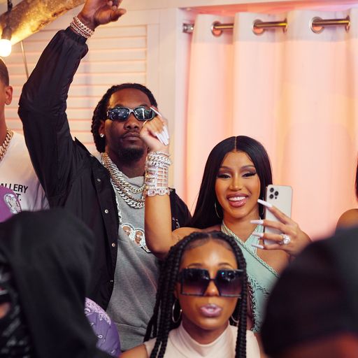 Offset & Cardi B Dance to 112 at Hyde Beach - SLS South Beach - 12/4/21