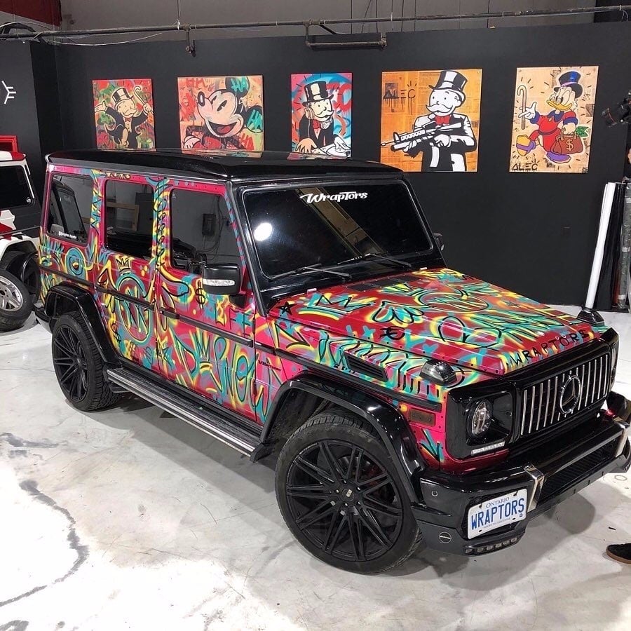 Vibe Acrylic on Canvas by Brett Loving | Custom Painted Vehicle by D Snow