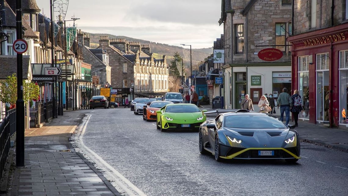 Luxus Auto Mieten Schottland Bild