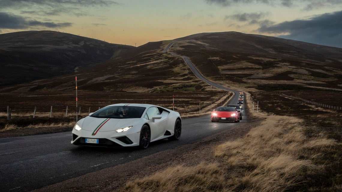 Lamborghini Scotland Tour