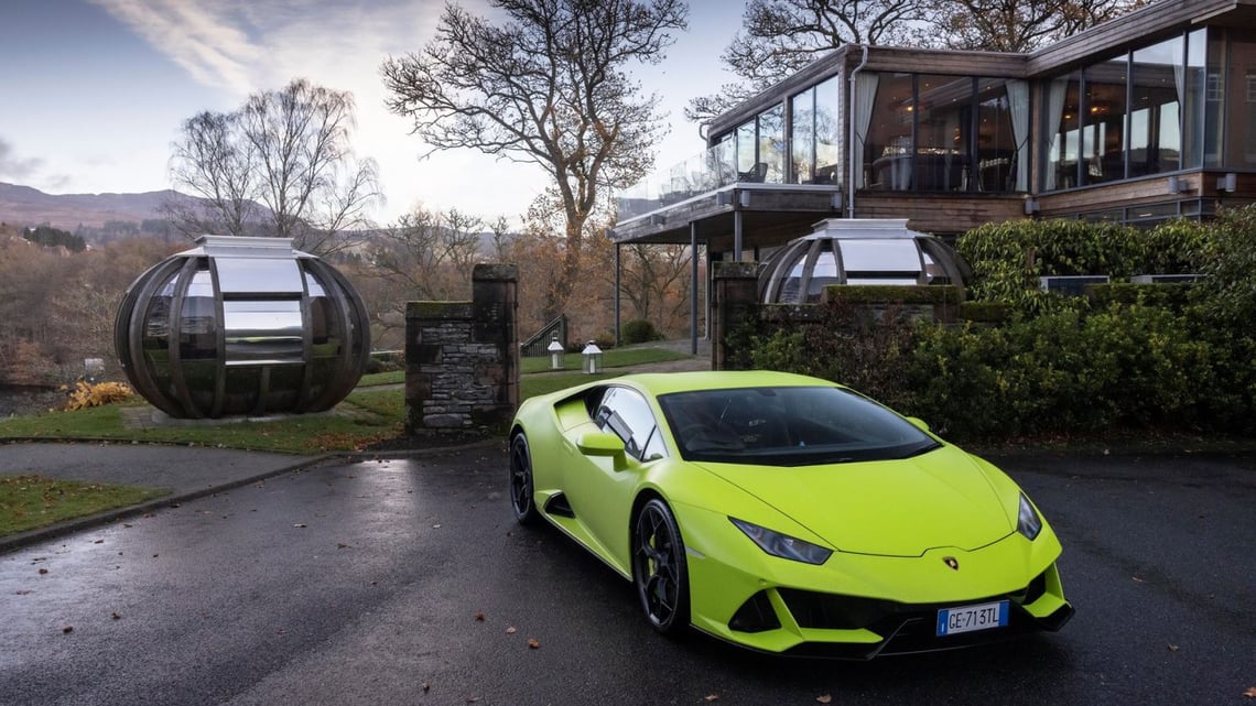 Luxus Auto Mieten Schottland Bild