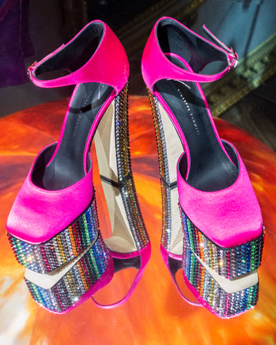 Bebe Strass platform sandal