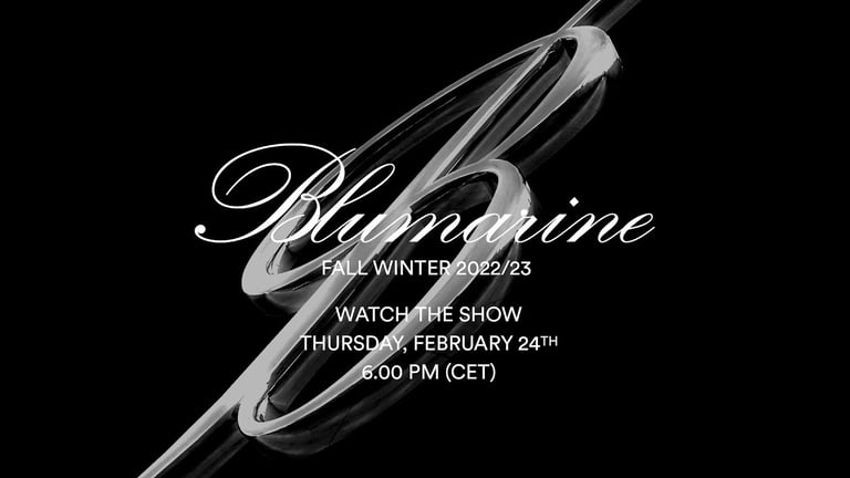 Blumarine Fall Winter 2022/23 Fashion Show