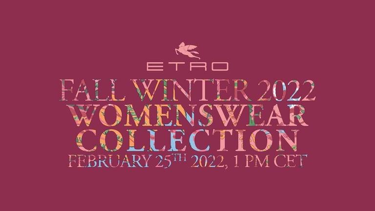 Etro Fall Winter 2022 Women’s collection