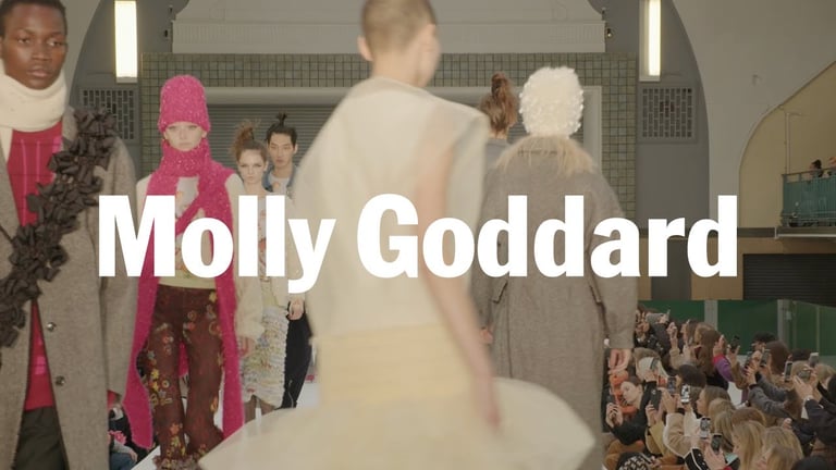 Molly Goddard AW22 Runway Show