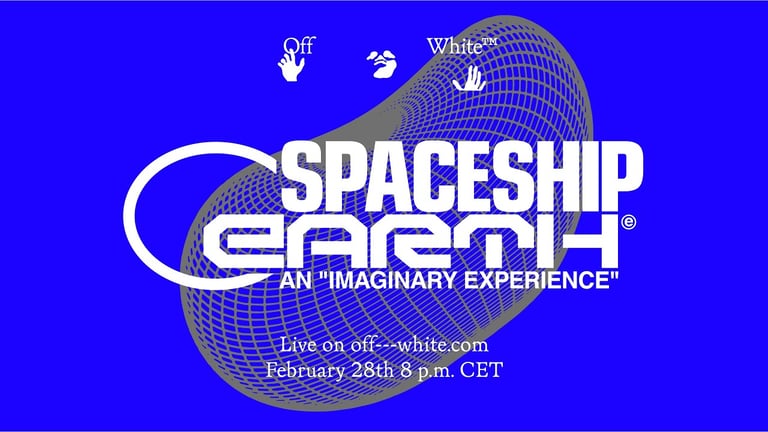 Off-White c/o Virgil Abloh™ Spaceship Earth, an "Imaginary Experience"