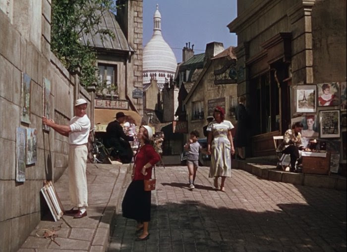 An American in Paris, MGM (1951). Backdrop: Montmartre, Paris, 20′ x 15′. Photo: Courtesy of J.C. Backings