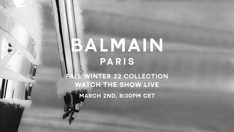 Balmain Fall Winter 2022 Show
