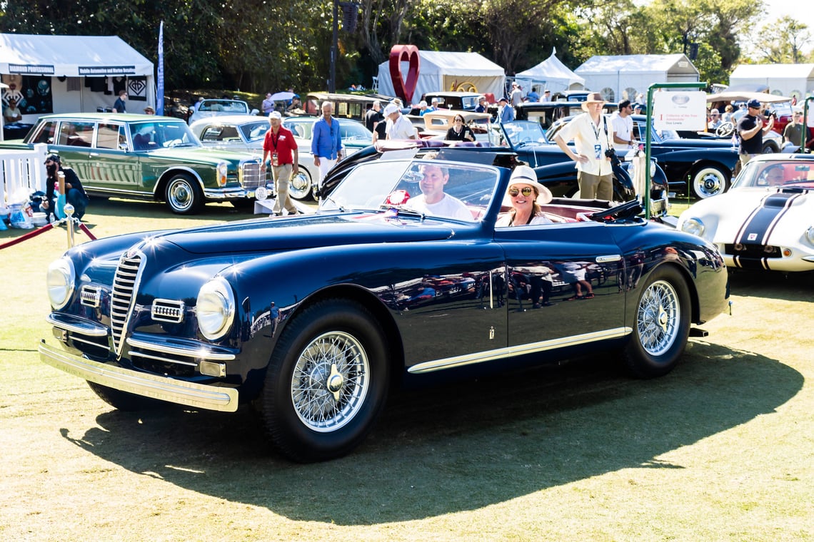 Lisa Schigiel, Leo Schigiel Sammlung, 1949 Alfa Romeo 6C 2500 SS Cabriolet GÇô Hauptpreis