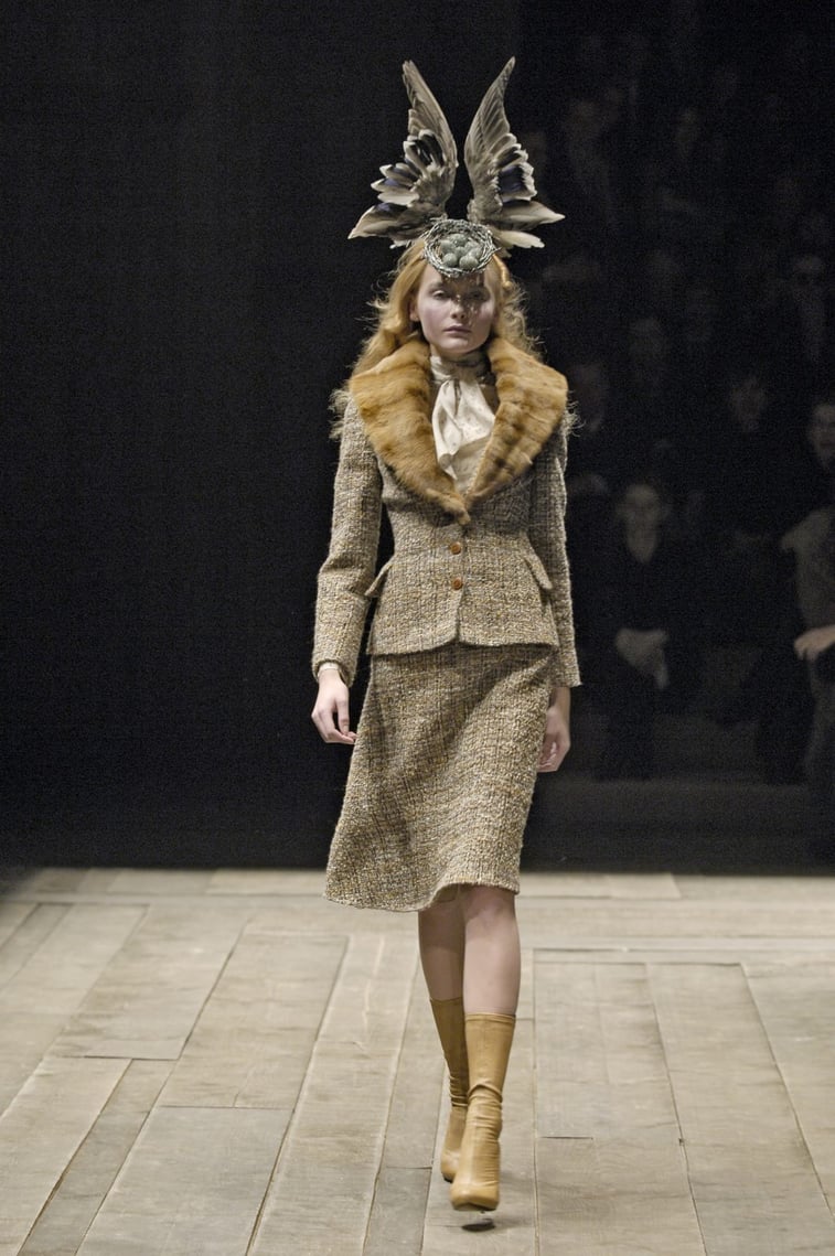 SHAUN LEANE jewelry (tweed ensemble from the Alexander McQueen collection), courtesy of Shaun Leane