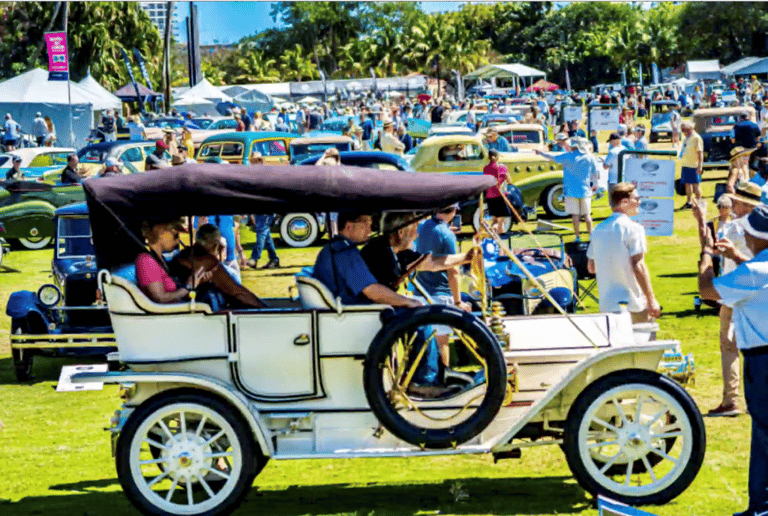 View from Boca Raton Concours d'Elegance Showfield