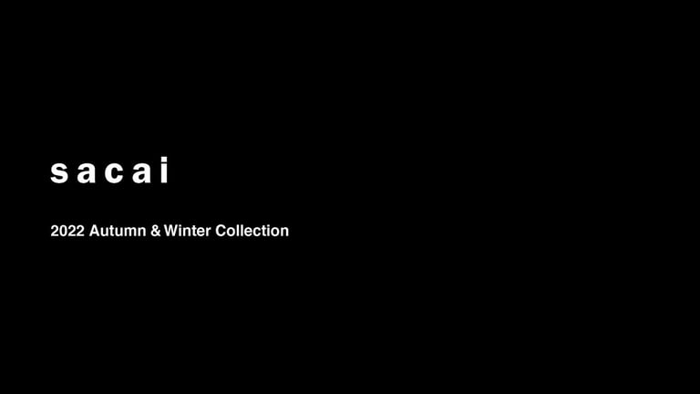 sacai 2022 Autumn & Winter Collection