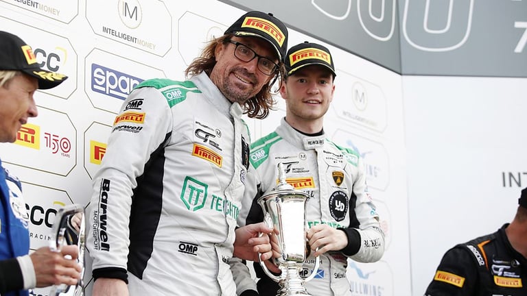 Lamborghini Squadra Corse secures first British GT win of the season in Silverstone 500