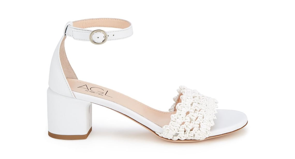 Crochet Sandal with Heel