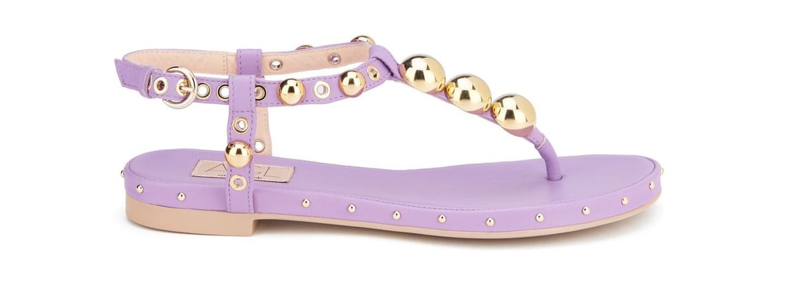 Dominique Flip flops with Studs