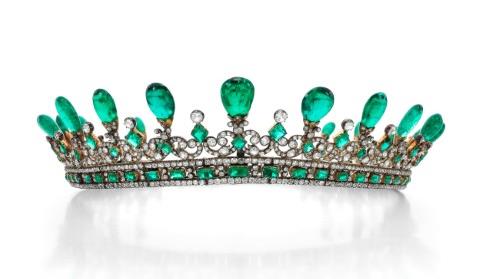 Emerald and Diamond Tiara