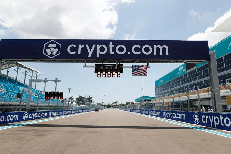 The on-track action gets under way with Mercedes fastest in practice for the Formula 1® Crypto.com