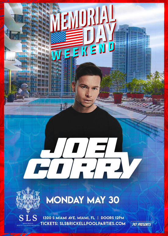 Joel Corry at SLS Brickell’s Altitude Pool