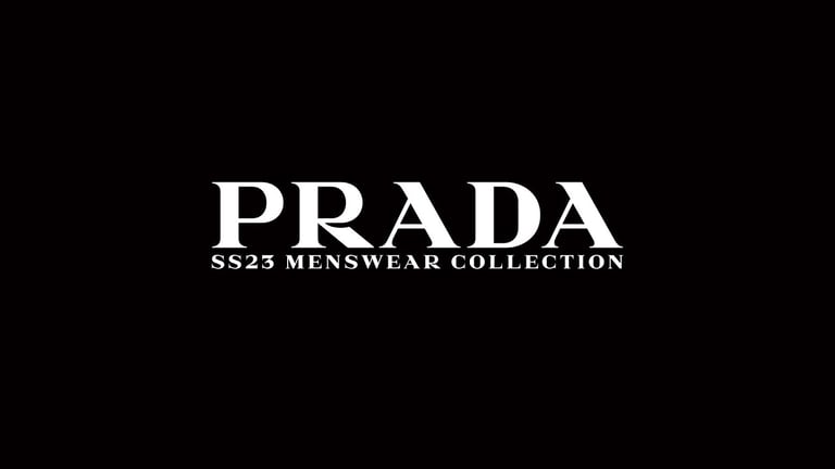 Miuccia Prada and Raf Simons present Prada SS23 Menswear Collection