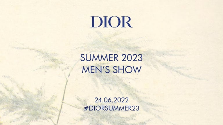 The Dior Men Summer 2023 Show