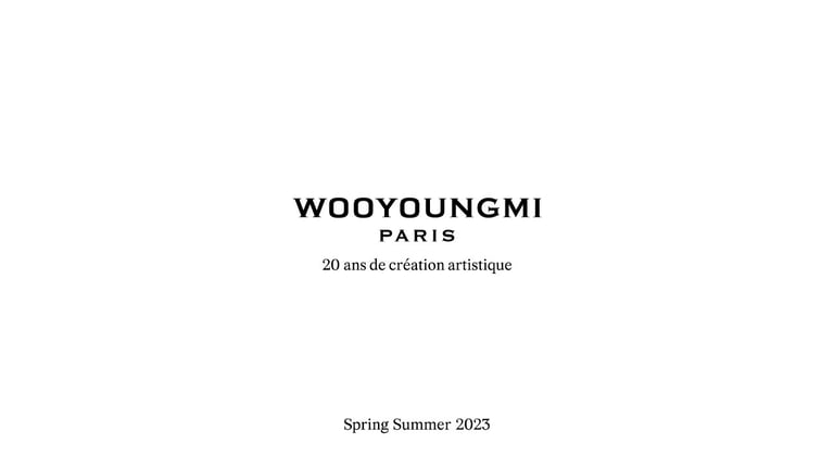 WOOYOUNGMI Spring/Summer 2023 Fashion Show