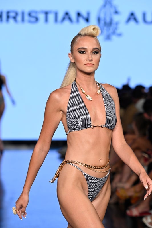 Christian Audigier made a comeback with the launch of the "Christian Audigier 2023 swimwear collection” Friday July 15 at the Faena Hotel
