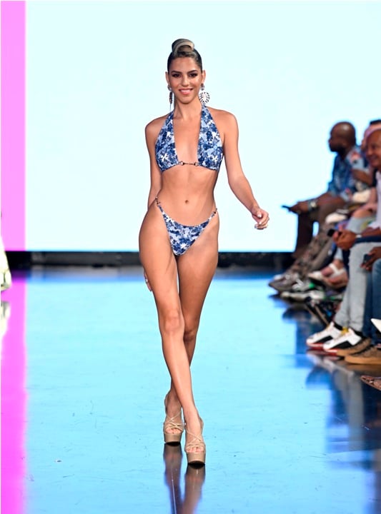 Christian Audigier made a comeback with the launch of the "Christian Audigier 2023 swimwear collection” Friday July 15 at the Faena Hotel