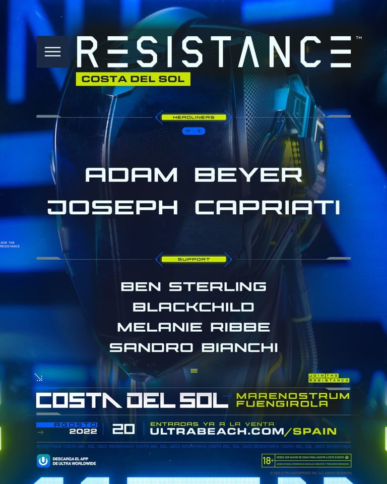 ULTRA Beach Costa Del Sol welcomes Adam Beyer, Joseph Capriati & more to 12th-century Spanish fortress