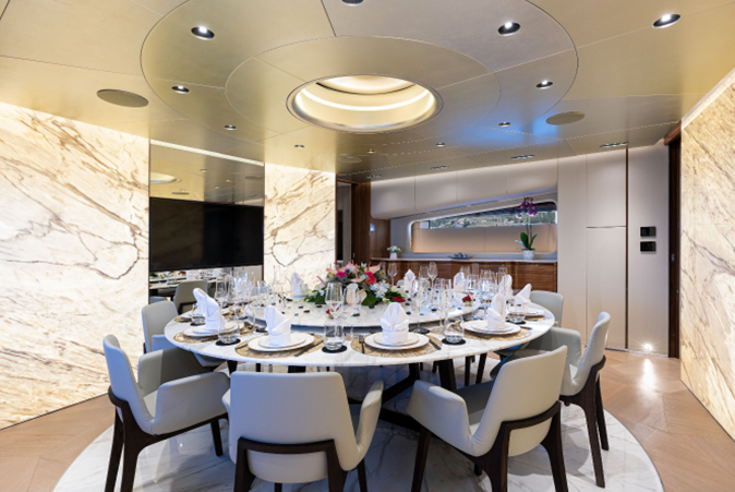 C&N Introduces Lucy, Luxe 120 ft Tri-Decker Complete with Owner's Suite & Lounge