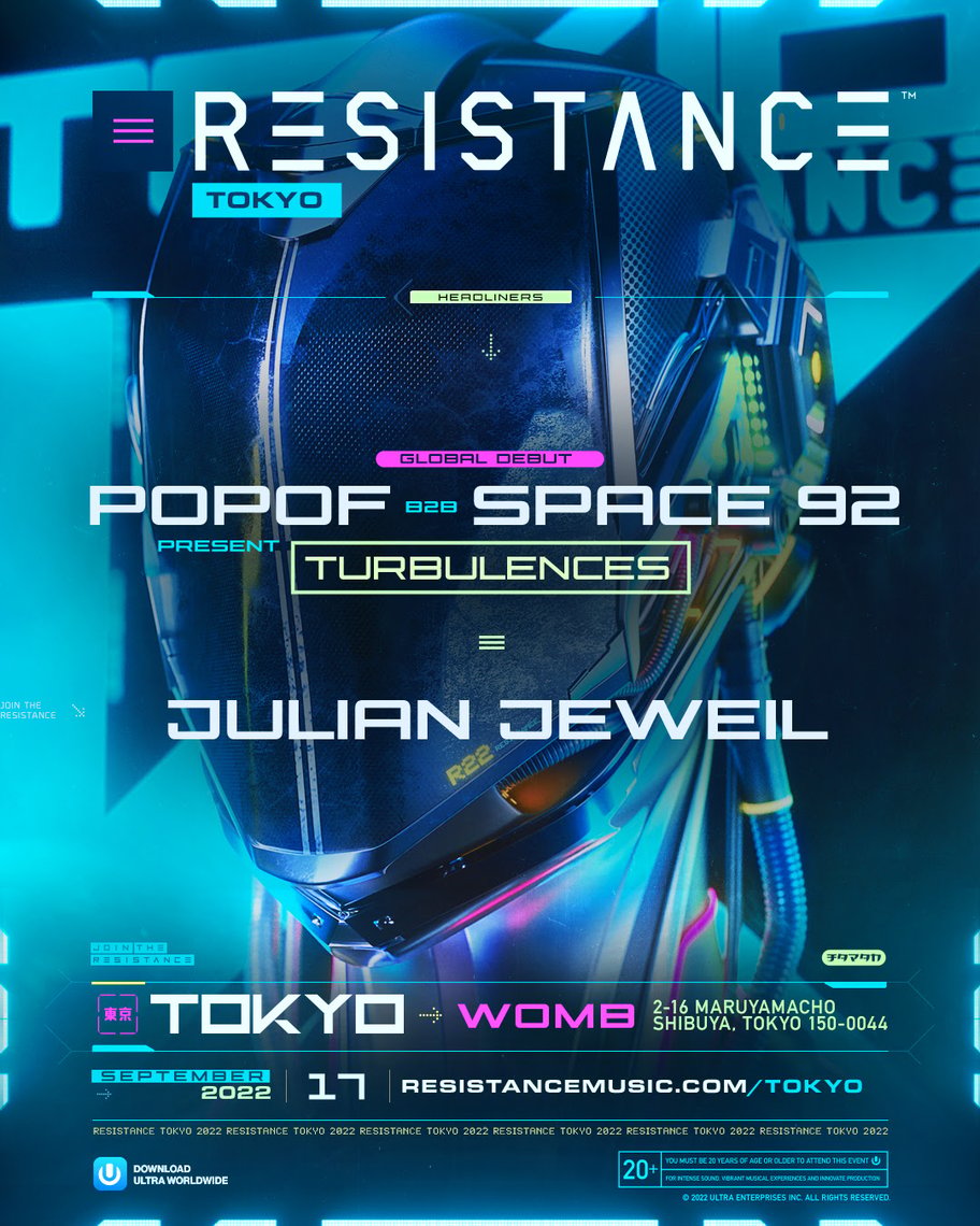 ULTRA Japan unveils Daily Stage Programming and RESISTANCE Tokyo headliners