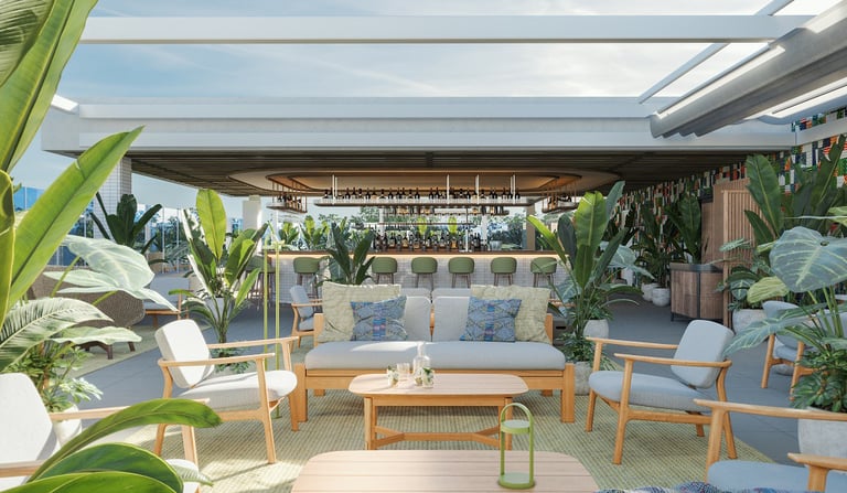 Miami's Top Rooftop Oasis: Level 6 by Amal in Coconut Grove