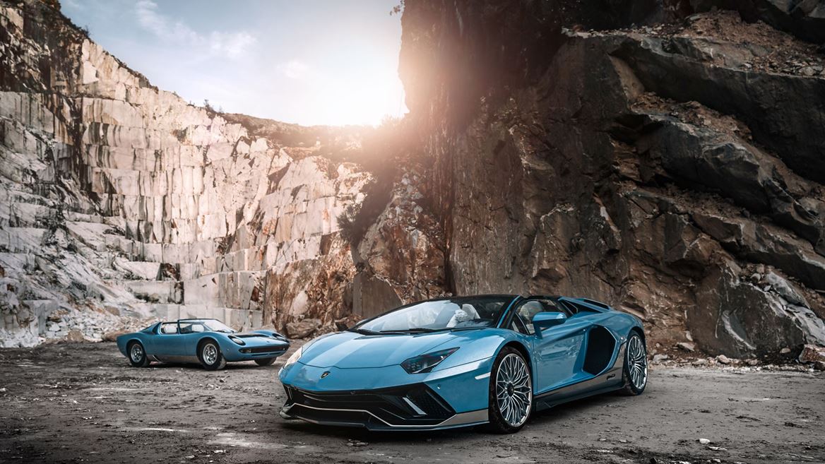 Ad Personam Ultimae Roadster created in homage to the unique Miura Roadster