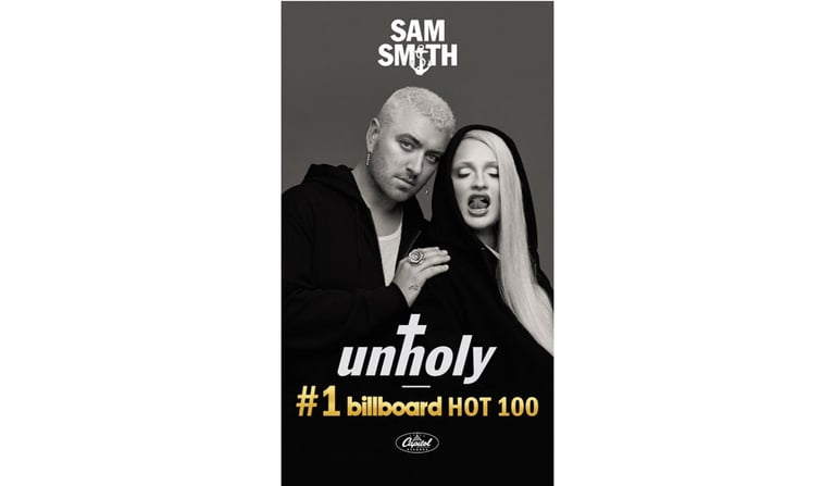 Sam Smith’s “Unholy” Ft. Kim Petras Is No. 1