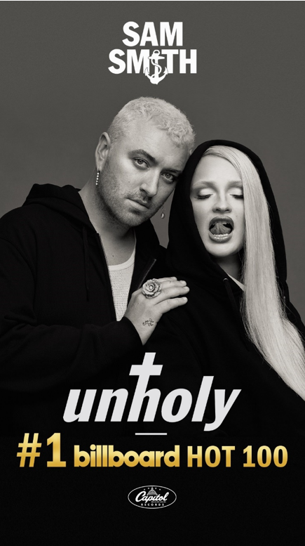 "Unholy" di Sam Smith con Kim Petras è al numero 1