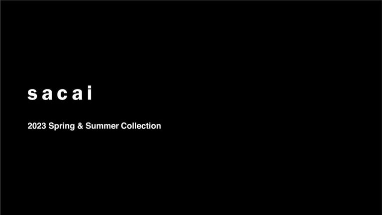 sacai 2023 Spring & Summer Collection