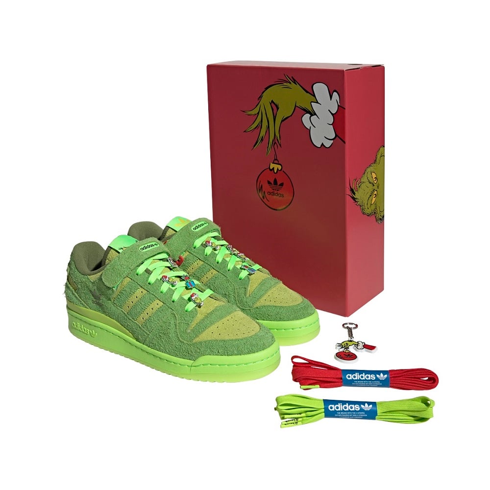 adidas Originals und Dr. Seuss verbinden sich für ein Forum Low mit Grinch-Motiv