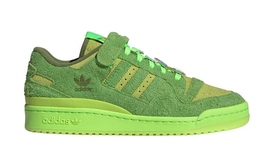 adidas Originals und Dr. Seuss verbinden sich für ein Forum Low mit Grinch-Motiv