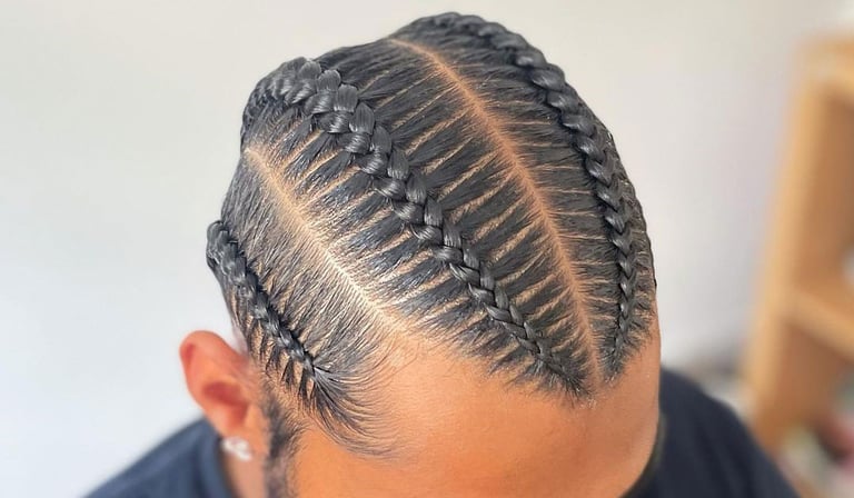 A Guide On How To Black Braids Men