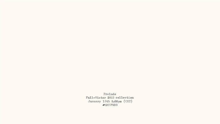 Ami Women’s & Men’s Fall Winter 2023 Fashion Show