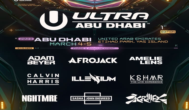Ultra Abu Dhabi Drops Stacked Lineup Of Phase One Headliners For Debut Edition