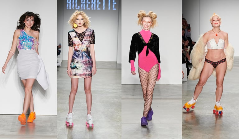Copertura NYFW Richie Rich torna alla settimana della moda: sfilata RICHERETTE A/I 23