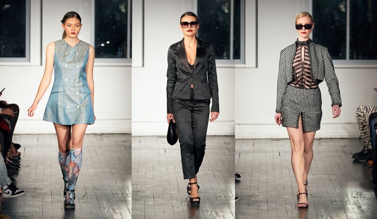 Negris LeBrum Black White & Chaussettes Collection’s Impress at NYFW