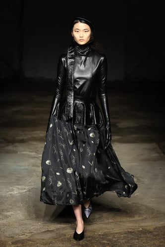 MILAN, ITALY - FEBRUARY 23: A model walks the runway at the Anteprima fashion show during the Milan Fashion Week Womenswear Fall/Winter 2023/2024 on February 23, 2023 in Milan, Italy. (Photo by Daniele Venturelli/Getty Images for Anteprima)