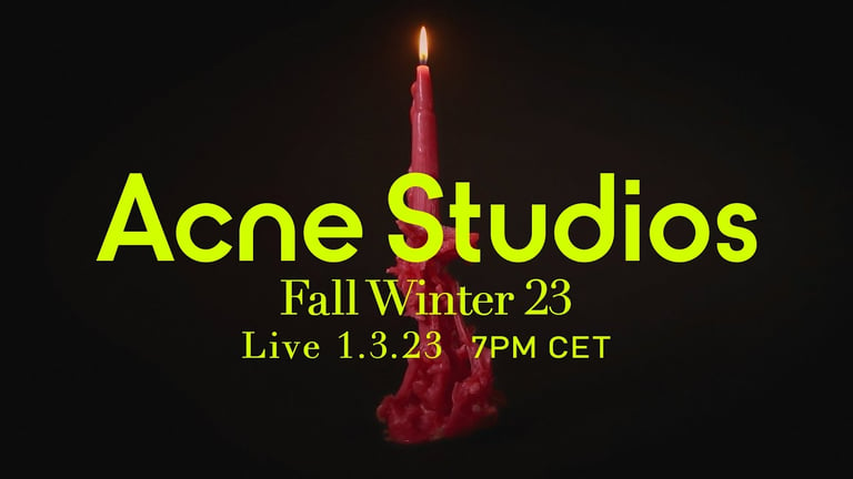 Acne Studios Women’s Fall Winter 2023 show