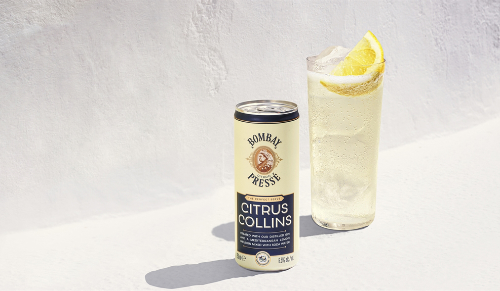 Bombay Sapphire® Expands Ready-To-Drink Portfolio In Europe With Bombay Pressé Citrus Collins