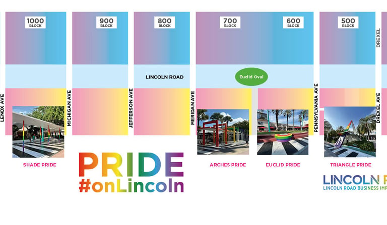 Lincoln Road Announces Rainbow Road in Honor of Miami Beach Pride