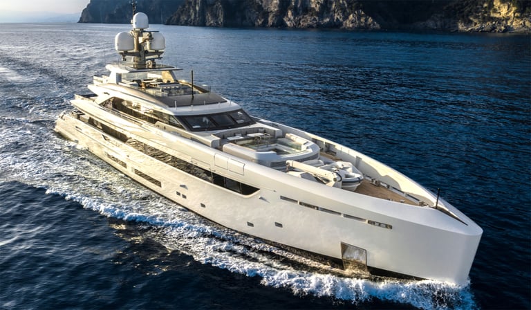 Tankoa's second hybrid 50m superyacht MY Kinda