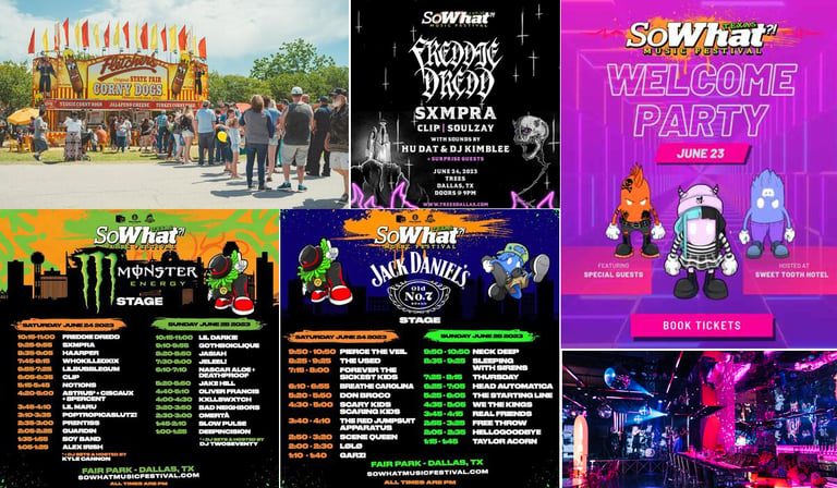 5 Must See Attractions at Dallas' Epic Pop Punk, Hip Hop, and Rock Festival So What?! - June 24, 25